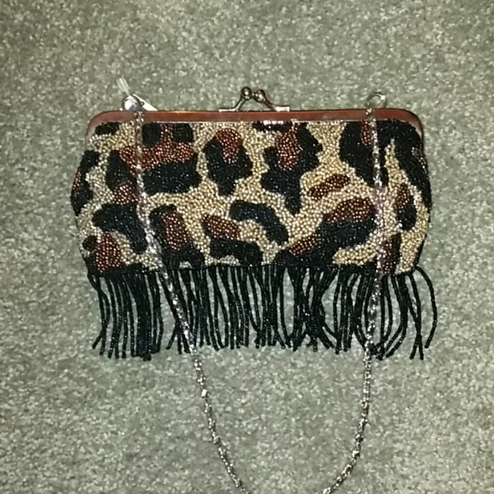 XOXO beaded handbag